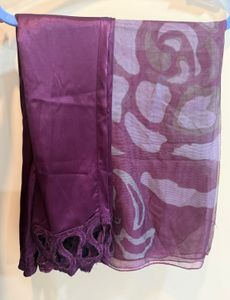 Purple thread Embroidered Kurta Set,Dupatta&amp;Pant