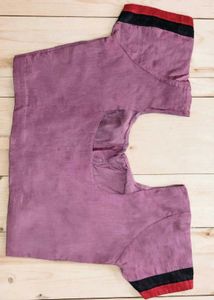 Purple Silk Blend Blouse