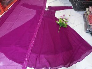 Beautiful Anarkali Kurta with Dupatta