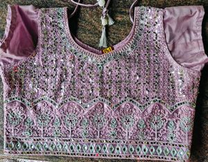 Lavender Lehenga Choli Set