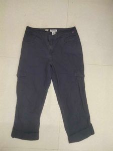 Imported Purple Ankle Length Capri Pants