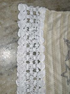 Sparkly Star Lace Trim Top