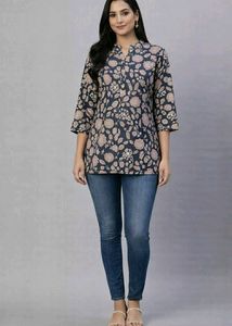 Stylish Floral Print Kurta for Women