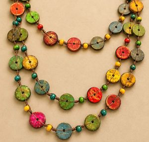Bohemian Layered Beaded Necklace