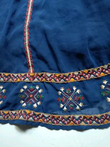Embroidered Blue Kurta