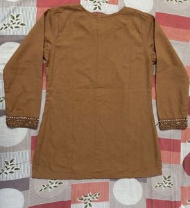 Stylish Brown Kurta Top