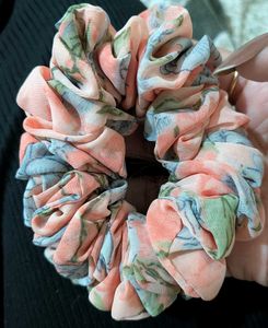 floral scrunchies pack of 2