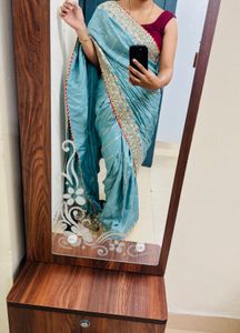 new saree with blouse