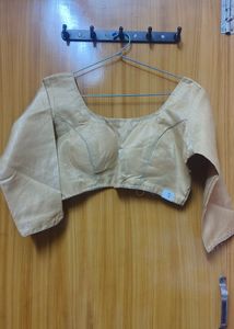 Pre-stitched Golden Blouse