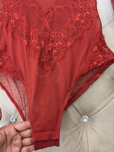 lace - mesh sexy bodysuit