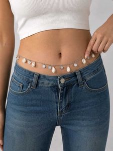 Seashell & Crystal Waist Chain