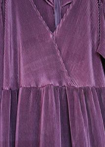 Elegant Pleated Maxi Dress