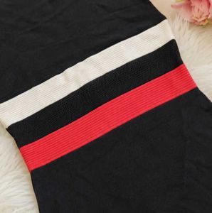 Y2K Black Mini Dress with Stripe Accent