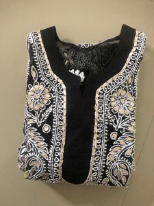 Heavy Gota Patti And Thread Work Georgette Kurti