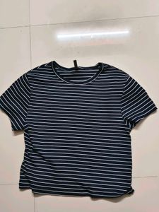Striped Crew Neck T-Shirt