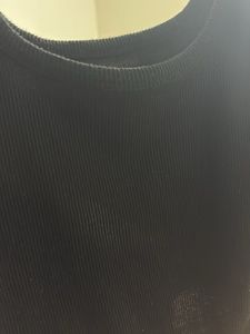 Black Ribbed Tank Top