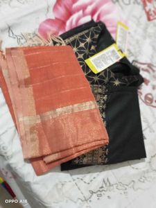 vishudh Black Printed Kurta Set