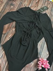 sexy tie bodysuit forever 21