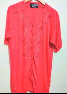 Pink Party Wear Top For Girl Or Woman 40 Bust