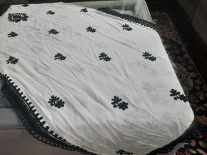 Embroidered White Kurti
