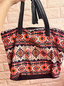 Boho Tribal Print Tote Bag