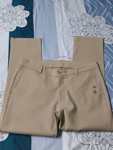 Blackberrys Men's Beige Low rise Trouser