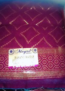 Packed Purple Saree