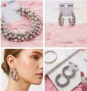 Sparkling Hoop Earrings