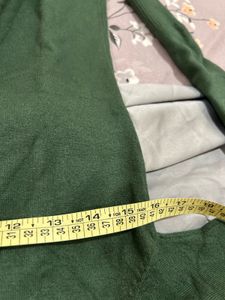 Green Long Sleeve Knit Top