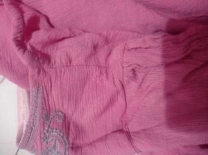 Pink Embroidered Kurta