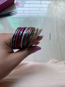 Princess Pearl Hairband & Complete Nail Art Set
