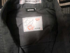 solid streetwear shirt for man
