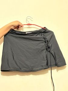 Black Mini tennis Skirt