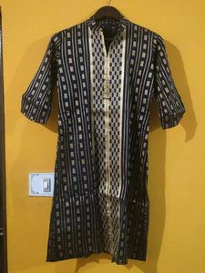 Striped Patterned Tunic Dress