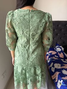 Chic Lace V-Neck Dress