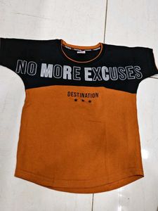 Boy's "No More Excuses" Tee