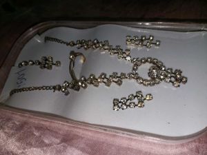 Jewelry Set with Necklace and Earrings