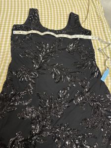 Stunning Black Embellished kurta set