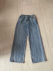 Wide Leg Denim Jeans