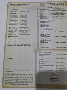 Chemistry Textbook for Class XI Part I