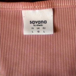 Savana Pink Nightsuit Set with Lace Trim