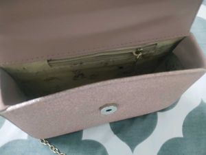 Rose gold sling bag