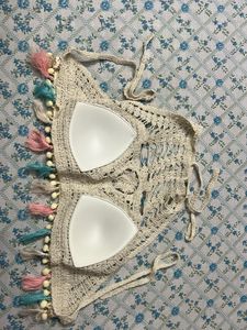 Boho Crochet Bikini Top