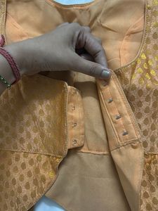Peach Corset style Top