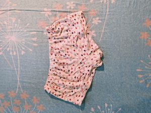 Cute Heart Print Shorts