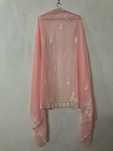 Pakistani Embroidered Pink Kurta set