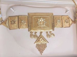 Exquisite Gold-Plated Choker Necklace
