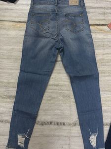 Classic Blue Ripped Jeans