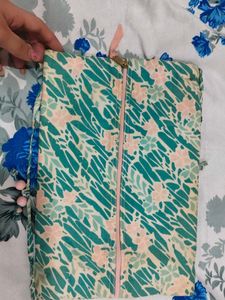 Vintage Floral Zipper Pouch