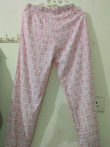 Pink bow printed Pintresty Pajama Pants